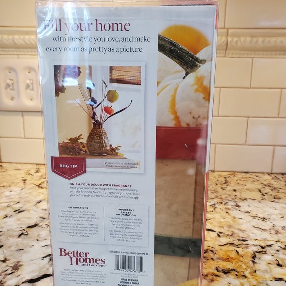 Fragrance Diffuser Oil Vase Harvest, Pumpkin, Ginger Better Homes - Picture 4 of 11